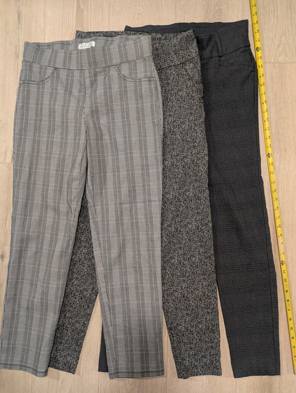 Womens Patterned Dress Pants Trio Size M - Picture 4 of 4